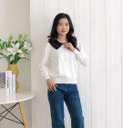 POSY TOP / ATASAN KNIT KERAH LAYER