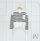 PRAYA KNIT TOP / KNIT STRIPES