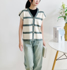 PRISTI VEST / VEST KNIT LENGAN KUTUNG