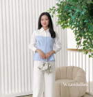 PUFFY SHIRT / ATASAN WANITA KEMEJA KATUN