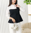 PUFFY SHIRT / ATASAN WANITA KEMEJA KATUN