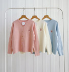 RABITTA KNIT CARDY / CARDIGAN EMBOS RABIT