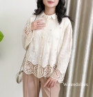 RAMI BLOUSE / BLOUSE BROKAT IMPORT