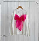 RIBBON SWEATER / SWEATER PITA PINK