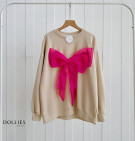 RIBBON SWEATER / SWEATER PITA PINK