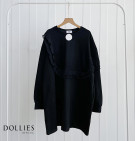 SABILA LONG BLOUSE / ATASAN BLOUSE MIX RUFFLE