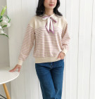 SAGE STRIPES TOP / ATASAN KNIT TALI PITA