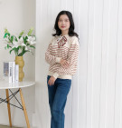 SAGE STRIPES TOP / ATASAN KNIT TALI PITA