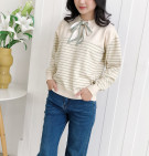 SAGE STRIPES TOP / ATASAN KNIT TALI PITA