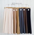 Salica skirt / Rok polos wanita A-line