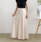 Salica skirt / Rok polos wanita A-line