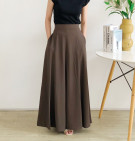 Salica skirt / Rok polos wanita A-line