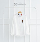 SAPE WHITE SHIRT / KEMEJA PUTIH BORDIR