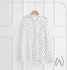 SARA POLKA TOP / KEMEJA POLKA OVERSIZE