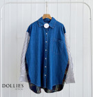 SERLA SHIRT / KEMEJA DEMIM MIX KATUN FLANEL