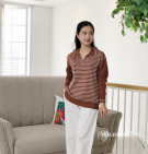 SEYA BLOUSE / KNIT BLOUSE KERAH BASIC