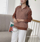 SEYA BLOUSE / KNIT BLOUSE KERAH BASIC