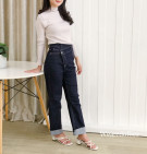 SIGNA PANTS / CELANA DENIM KULOT WANITA