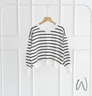 SKARLA STRIPES TOP / ATASAN KNIT IMPORT