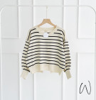 SKARLA STRIPES TOP / ATASAN KNIT IMPORT