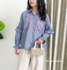 SONIA SHIRT / KEMEJA STRIPES BASIC