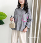 SONIA SHIRT / KEMEJA STRIPES BASIC