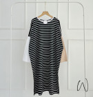 STRIPES GIA TUNIC / TUNIC MOTIF STRIPES OVERSIZE