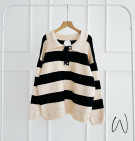 STRIPES JOY TOP / ATASAN RAJUT PREMIUM