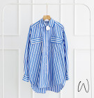 STRIPES POCKET TOP / KEMEJA STRIPES