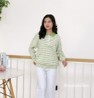 STRIPES RABITA TOP / ATASAN KNIT MOTIF STRIPES