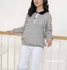 STRIPES RABITA TOP / ATASAN KNIT MOTIF STRIPES