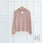 STRIPES TURTLENECK TOP / ATASAN KERAH TINGGI