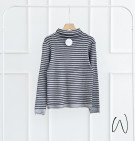 STRIPES TURTLENECK TOP / ATASAN KERAH TINGGI