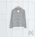 STRIPES TURTLENECK TOP / ATASAN KERAH TINGGI