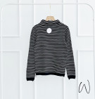 STRIPES TURTLENECK TOP / ATASAN KERAH TINGGI