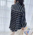 STRIPES VIA SHIRT / KEMEJA STRIPES OVERSIZE