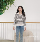 SWEET KNIT TOP / KNIT BLOUSE STRIPES