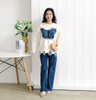 TANSY KNIT SWEATER / SWEATER BUTTERFLY