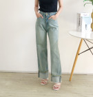 TENIA DENIM PANTS / CELANA DENIM KULOT PREMIUM