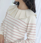 TERLINA KNIT SWEATER / SWEATER KNIT MIX KERAH KATUN