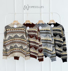 TRINGLE KNIT SWEATER / SWEATER MOTIF