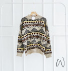 TRINGLE KNIT SWEATER / SWEATER MOTIF