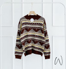 TRINGLE KNIT SWEATER / SWEATER MOTIF