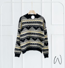 TRINGLE KNIT SWEATER / SWEATER MOTIF