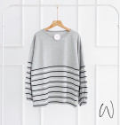 VACHA STRIPES BLOUSE / ATASAN GARIS