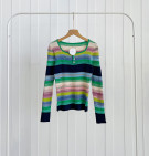 VALDIA KNIT TOP / ATASAKN KNIT STRIPES