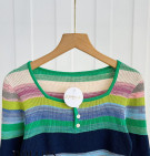 VALDIA KNIT TOP / ATASAKN KNIT STRIPES