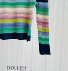 VALDIA KNIT TOP / ATASAKN KNIT STRIPES