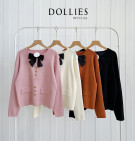 VARELA KNIT CARDY / CARDIGAN KNIT POLOS KANCING GOLD