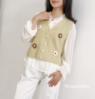 VELICA SET / ATASAN MIX VEST RAJUT IMPORT